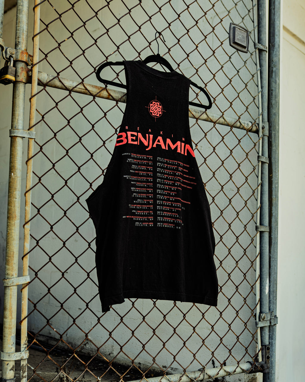 Stage Worn Breaking Benjamin Tank