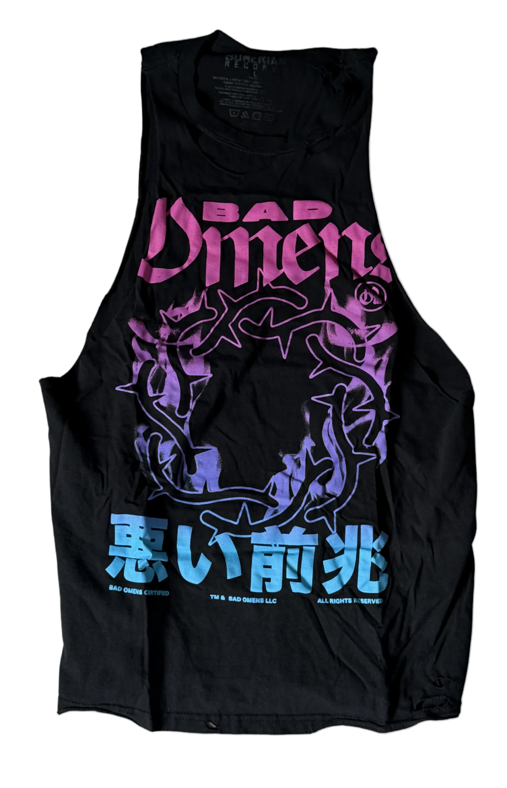 Bad Omens Tank Stage Worn