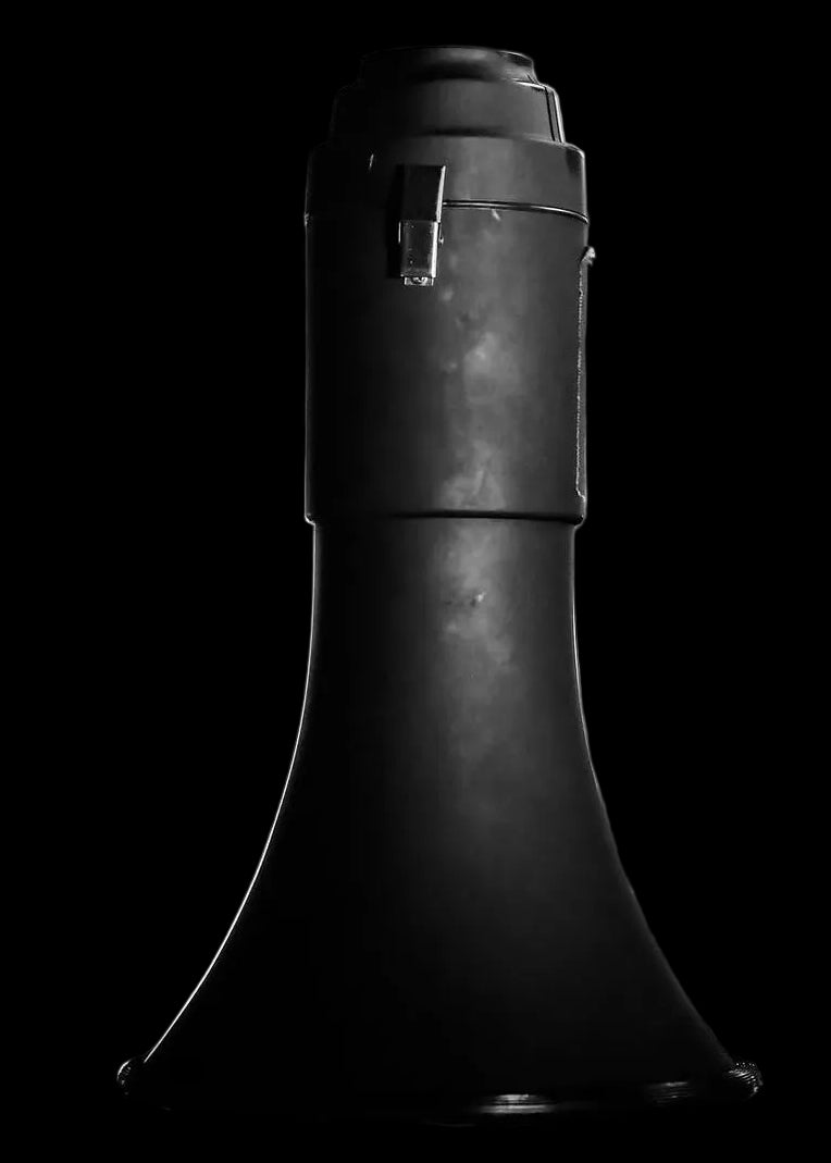 Black Megaphone - Chris on stage (christiegoodwin)