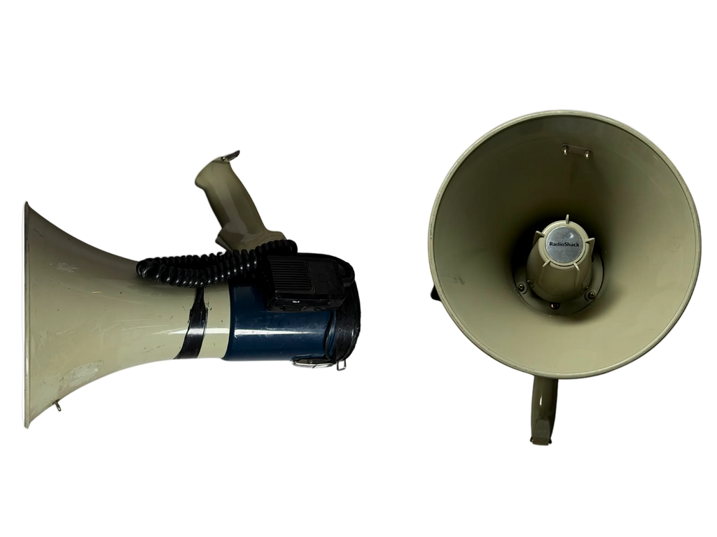 White Megaphone